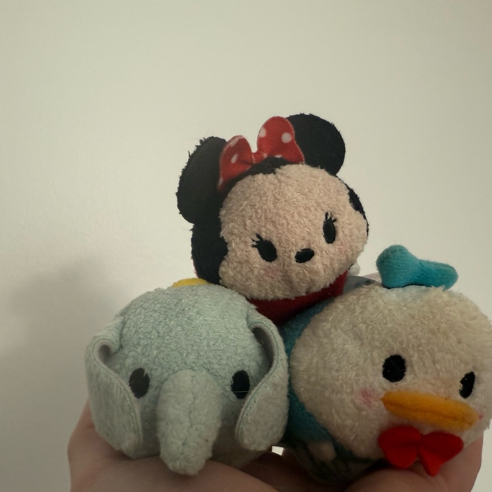Disney Tsum Tsum Plush Trio - Minnie, Dumbo, Donald